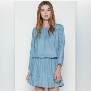 Josie Soft chambray dress XXS new with tags